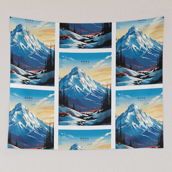 Item preview, Mount Bona Alaskan Peaks designed and sold by NeuralVibe.