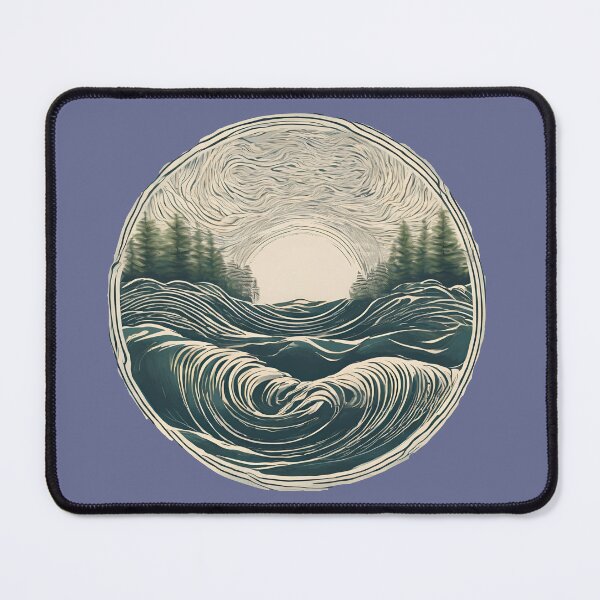 Item preview, nature, FOREST, WATER, WAVES, ELEMENTS OF NATURE designed and sold by MilanoAlex.