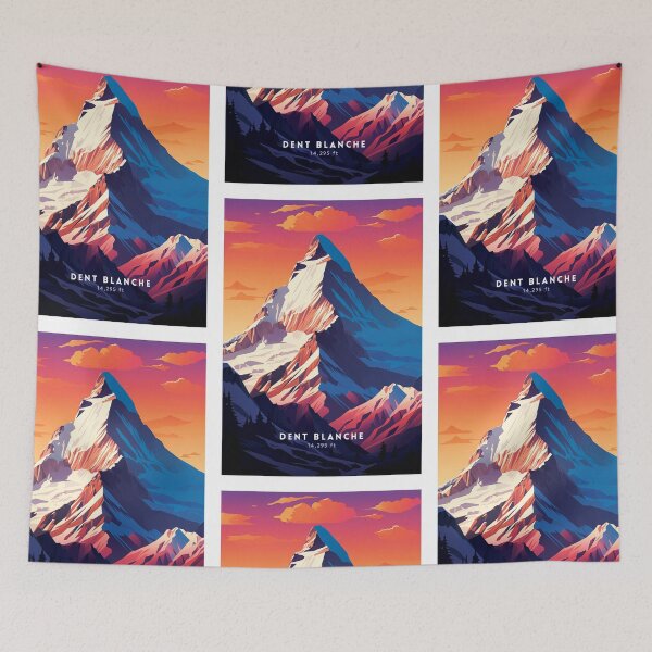 Aperçu de l'œuvre Mont Dent Blanche Beauté Suisse créée et vendue par NeuralVibe.