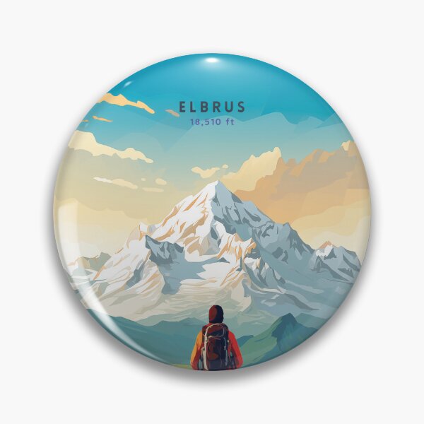 Item preview, Mount Elbrus European Heights designed and sold by NeuralVibe.