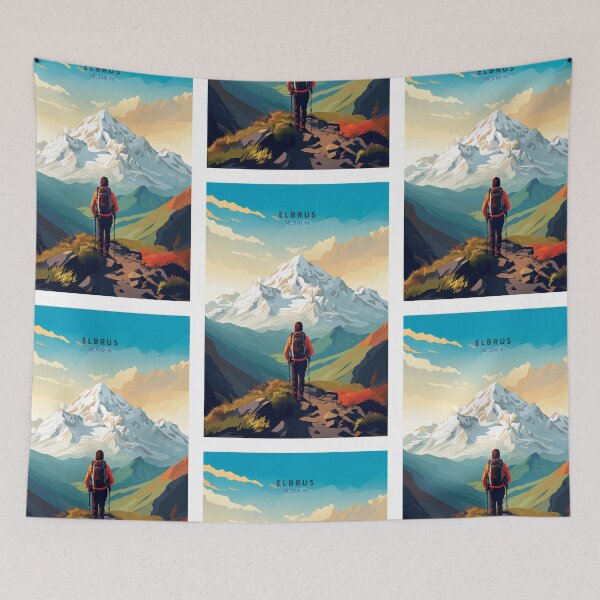 Item preview, Mount Elbrus European Heights designed and sold by NeuralVibe.