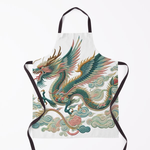 Item preview, patrón de dragón bordado designed and sold by aliraweb.