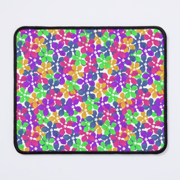 Item preview, Diseño floral de colores brillantes designed and sold by SquareKeyStudio.