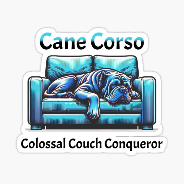 Item preview, Cane Corso: Colossal Couch Conqueror designed and sold by Pawsitive Pixel Studio.