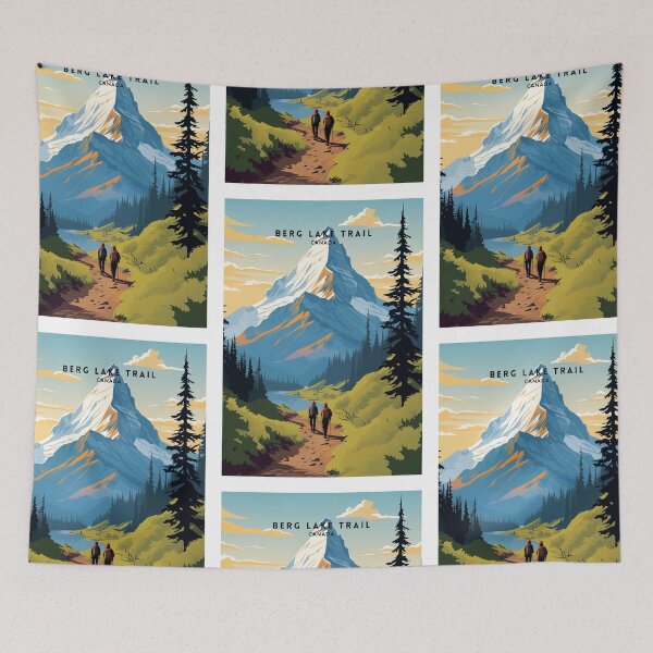 Item preview, Berg Lake Trail Alpine Adventure designed and sold by NeuralVibe.