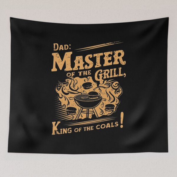Item preview, Dad grill man (king of the coals) designed and sold by halazidan.