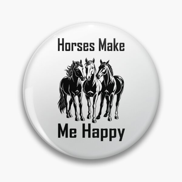 Item preview, Horses Make Me Happy designed and sold by Craft99.
