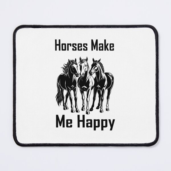 Item preview, Horses Make Me Happy designed and sold by Craft99.