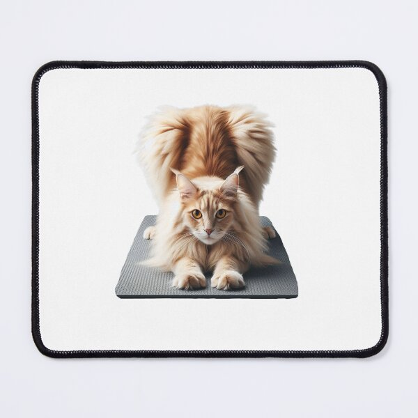 Item preview, Cat Yoga "Downward Facing Dog" designed and sold by Toms Tee.