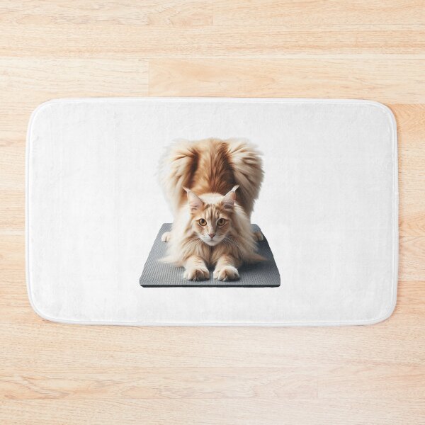 Item preview, Cat Yoga "Downward Facing Dog" designed and sold by Toms Tee.