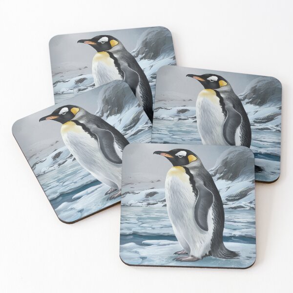 Artikelvorschau, Majestätischer Pinguin, antarktischer Tier- und Naturliebhaber entworfen und verkauft von WILDEVIOLET.