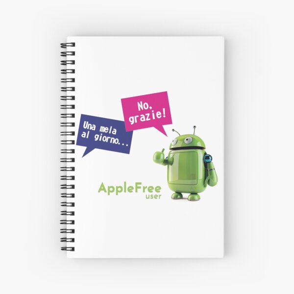 Item preview, Una mela al giorno - AppleFree - Android robot - IT version designed and sold by ForNext.