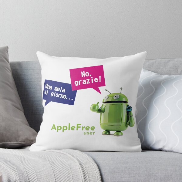 Item preview, Una mela al giorno - AppleFree - Android robot - IT version designed and sold by ForNext.