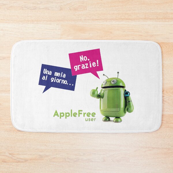 Item preview, Una mela al giorno - AppleFree - Android robot - IT version designed and sold by ForNext.