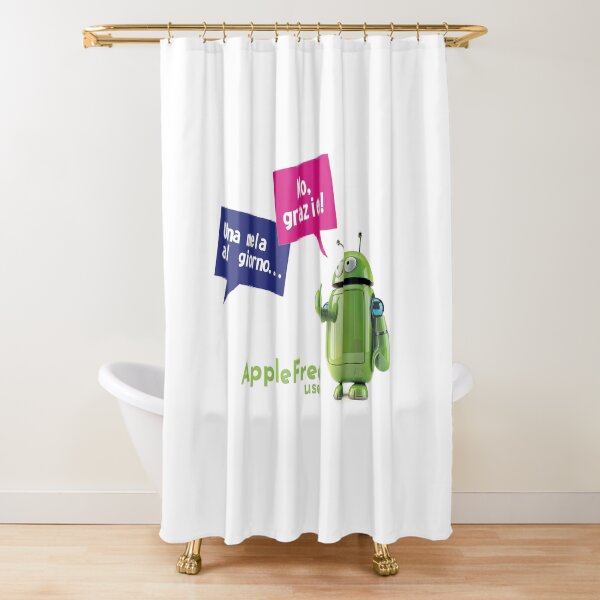 Item preview, Una mela al giorno - AppleFree - Android robot - IT version designed and sold by ForNext.