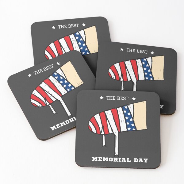 Item preview, The Best Memorial Day Satire Tee - Reflective Patriotism T-Shirt Black designed and sold by WitMeme.