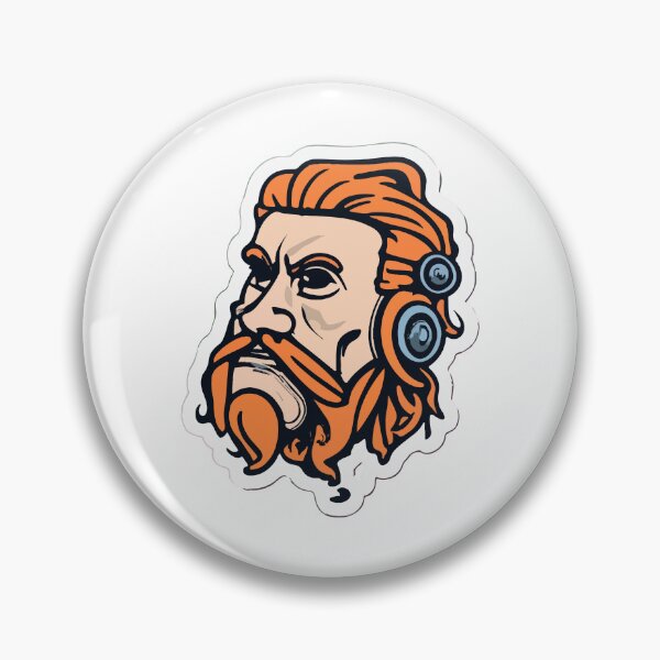 Item preview, Redhead Viking Warrior - Nordic Style Illustration designed and sold by NiftyWrx.