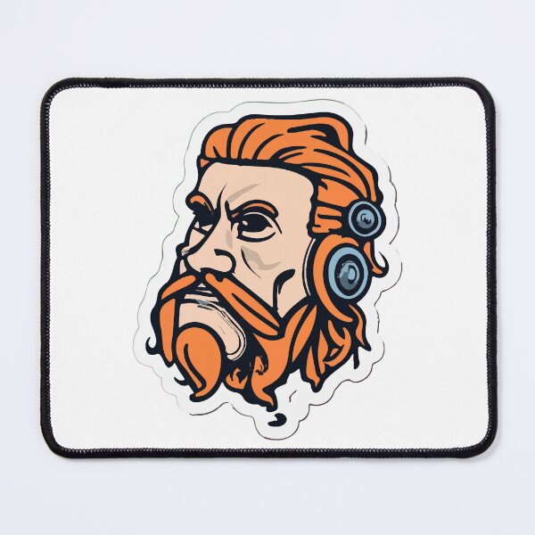 Item preview, Redhead Viking Warrior - Nordic Style Illustration designed and sold by NiftyWrx.