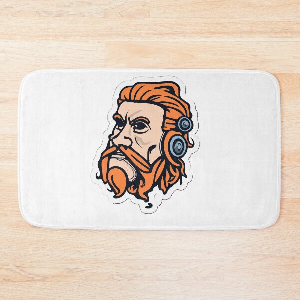 Item preview, Redhead Viking Warrior - Nordic Style Illustration designed and sold by NiftyWrx.