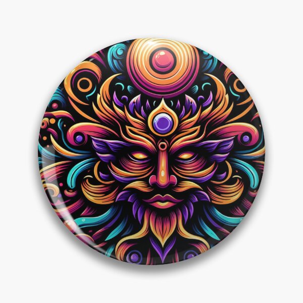 Item preview, Mystical Radiance,A vibrant and colorful abstract artwork designed and sold by aminz4.