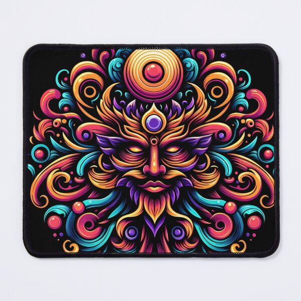 Item preview, Mystical Radiance,A vibrant and colorful abstract artwork designed and sold by aminz4.