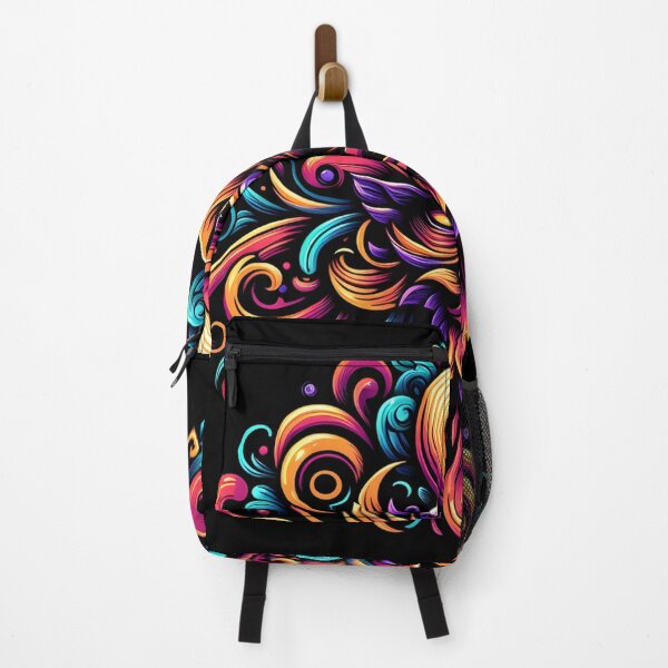 Item preview, Mystical Radiance,A vibrant and colorful abstract artwork designed and sold by aminz4.