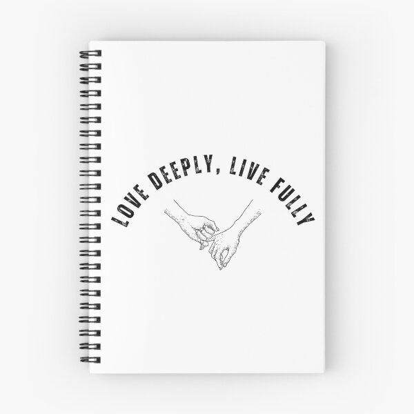 Item preview, Vintage Quote 'Love Deeply, Live Fully' designed and sold by Retro-Reverie.
