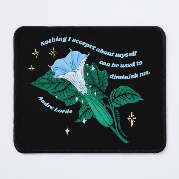 Item preview, Audre Lorde: Nothing I accept about myself can be used to diminish me designed and sold by fabfeminist.