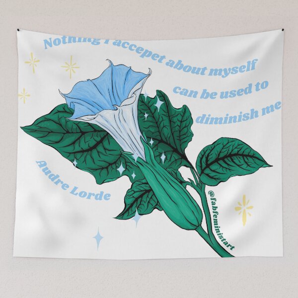 Item preview, Audre Lorde: Nothing I accept about myself can be used to diminish me designed and sold by fabfeminist.