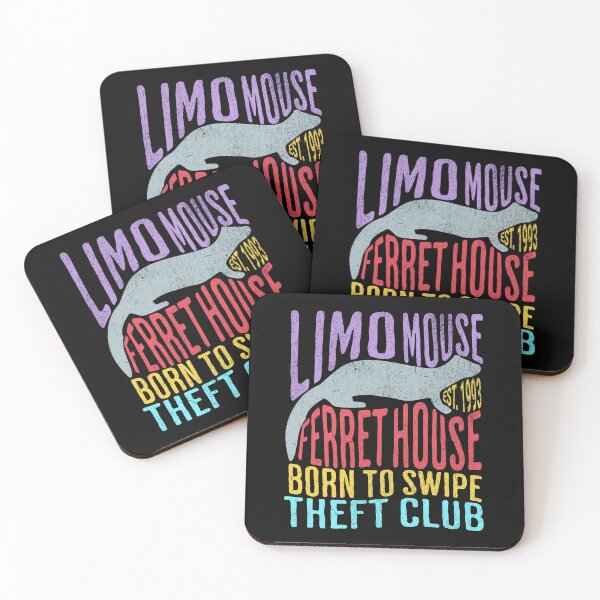 Artikelvorschau, Lustiges Frettchen Limo Maus Frettchen Haus Born To Swipe Theft Club entworfen und verkauft von twigandmeadow.