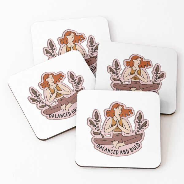 Item preview, Redhead in Yoga Pose - Balanced and Bold Illustration designed and sold by NiftyWrx.