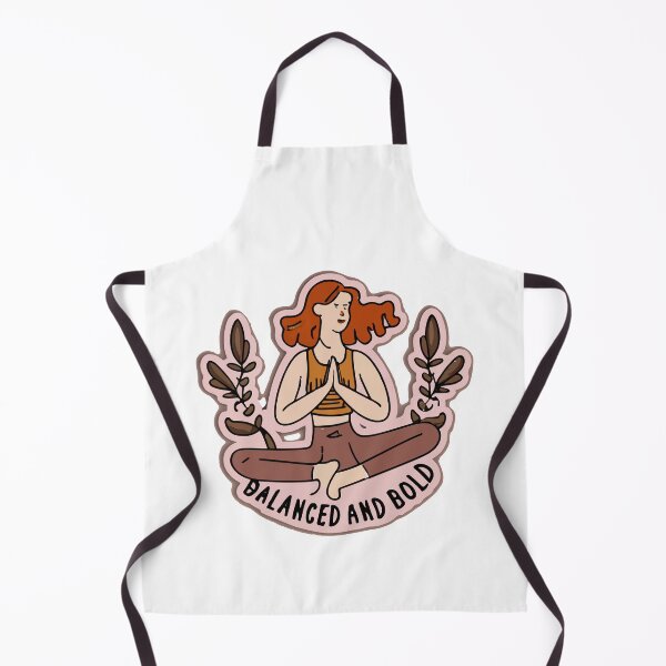 Item preview, Redhead in Yoga Pose - Balanced and Bold Illustration designed and sold by NiftyWrx.