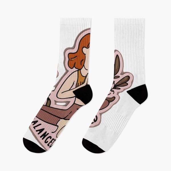 Item preview, Redhead in Yoga Pose - Balanced and Bold Illustration designed and sold by NiftyWrx.