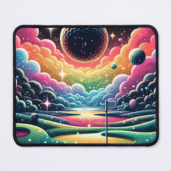 Item preview, Golfing Among the Stars Surreal Golf Course designed and sold by SportsT-Shirts.