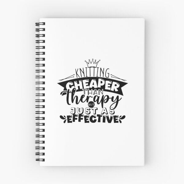Item preview, Knitting Cheaper Than Therapy! designed and sold by smalldesignbox.