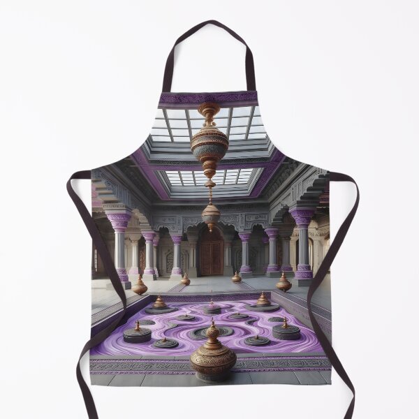 Item preview, Majestic Purple Sand Columns - Exotic Temple-Inspired Design designed and sold by PandaTShirtShop.