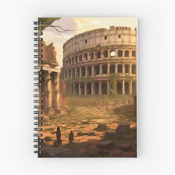 Item preview, Post Apocalyptic Roman Ruins - Generative Art designed and sold by deepglitchart.