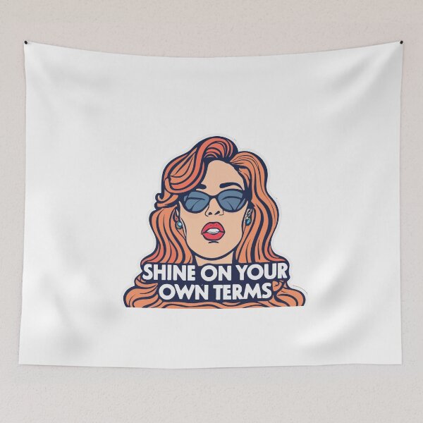 Item preview, Sassy Redhead Pop Art - Shine on Your Own Terms designed and sold by NiftyWrx.