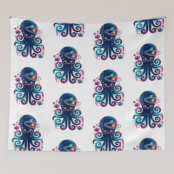Item preview, Space octopus galaxy designed and sold by NemiMakeit.