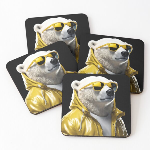 Item preview, Cool Icebear with sunglasses designed and sold by SRLND.