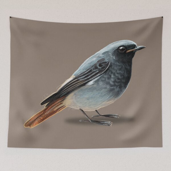 Item preview, Feathery Friend Painting designed and sold by AK-Hevonen.
