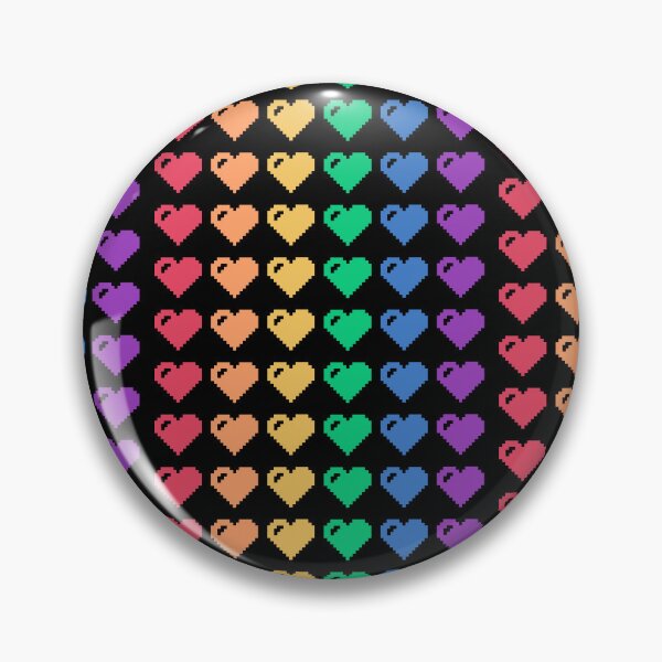 Item preview, Rainbow Pixel Hearts designed and sold by xMorfina.