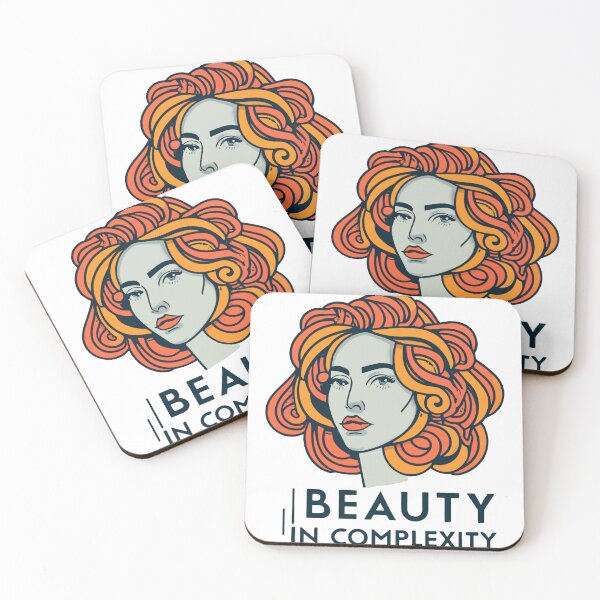 Item preview, Abstract Redhead Face with Geometric Patterns designed and sold by NiftyWrx.