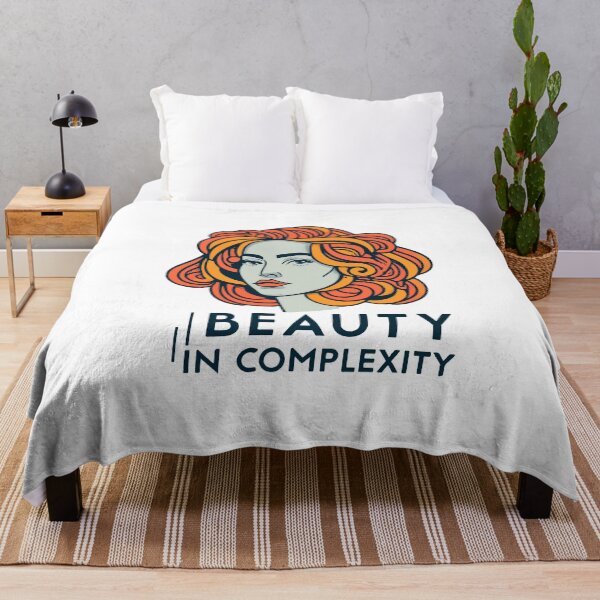 Item preview, Abstract Redhead Face with Geometric Patterns designed and sold by NiftyWrx.