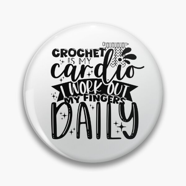Item preview, Crochet Is My Cardio! Crochet, Yarn, Knitting designed and sold by smalldesignbox.