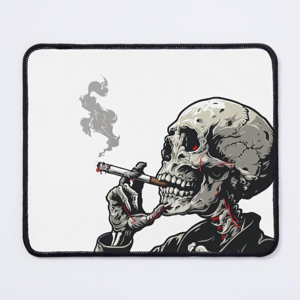 Item preview, Skull Smoking designed and sold by VectorVisionary.