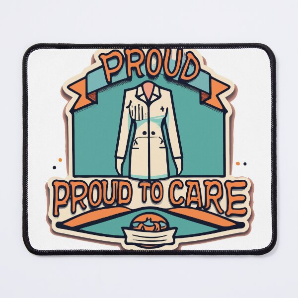 Item preview, Proud to Care - Retro Nurse Uniform Design designed and sold by NiftyWrx.
