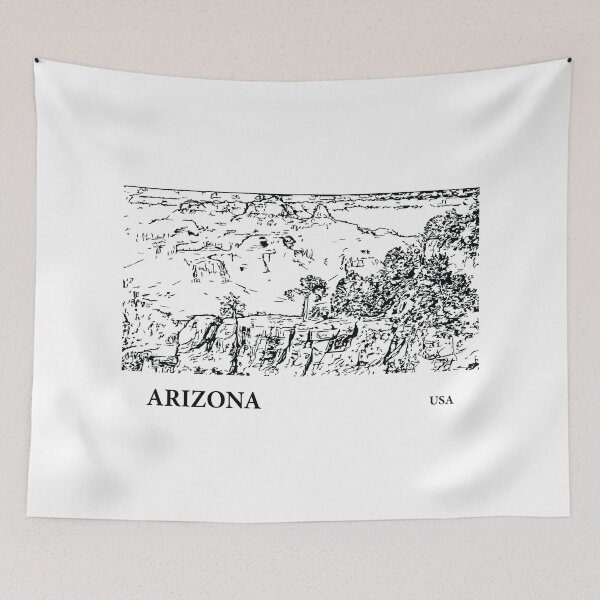 Artikelvorschau, Arizona USA entworfen und verkauft von Lakeric Cityscapes.