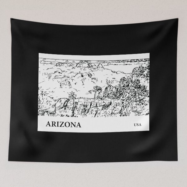 Artikelvorschau, Arizona USA entworfen und verkauft von Lakeric Cityscapes.