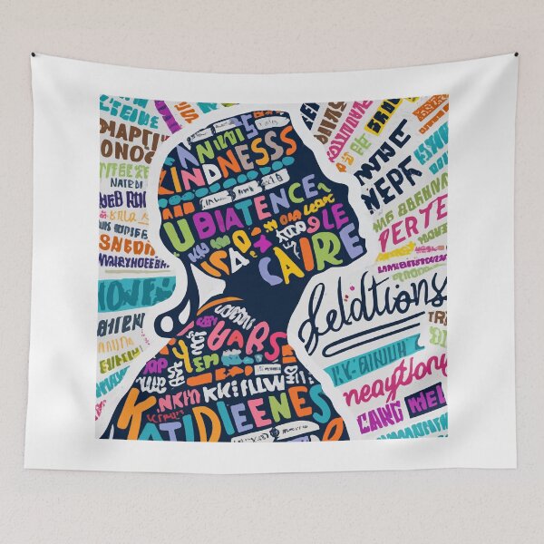 Item preview, Compassionate Nurse Graffiti Art Silhouette designed and sold by NiftyWrx.